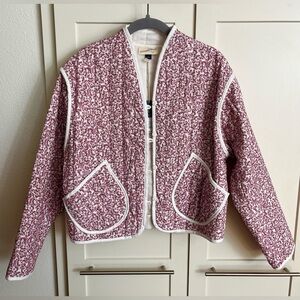 NWT Universal Thread Floral Quilted Jacket